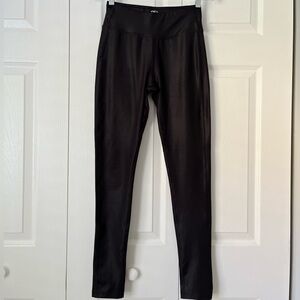 Black Leather Leggings